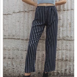 Brandy Melville Frankie Pants navy blue